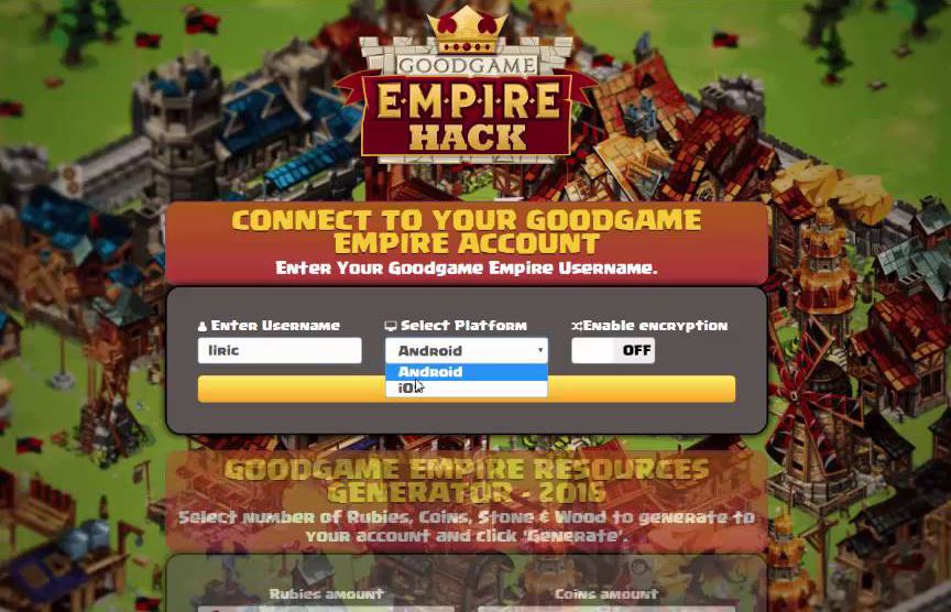 goodgame empire hacked at arcadeprehacks